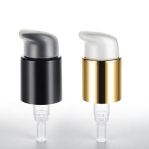 cream pump left right lock