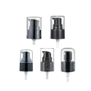 cream pump with half cap or full cap