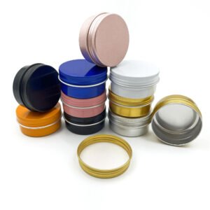 Eco-friendly Aluminum jar for cosmetics