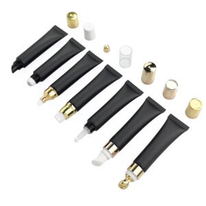 Plastic tube with massage applicators