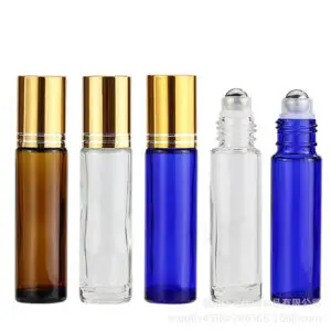Glass roll on bottles
