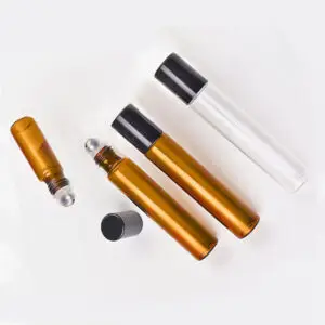Tubular glass roll on bottles